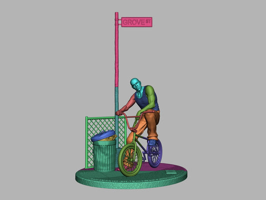 CJ (GTA San Andreas) - 3D Print Model Kit - Fan Art