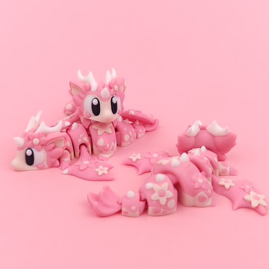 Cherry Blossom Dragon and Egg