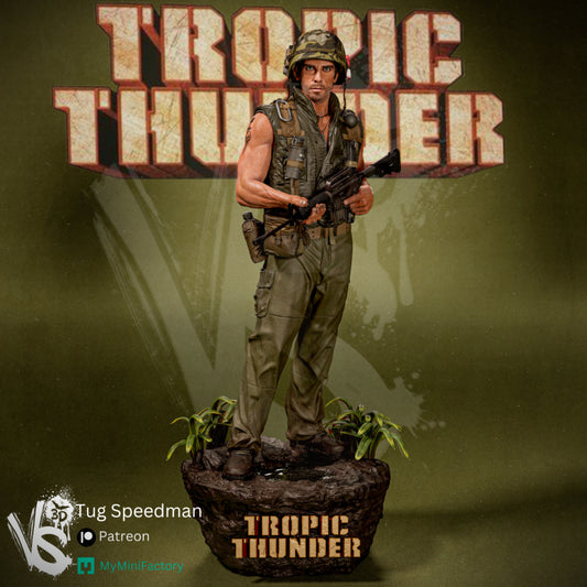 Tug Speedman (Tropic Thunder) - Unpainted and Unassembled 3D Print Kit