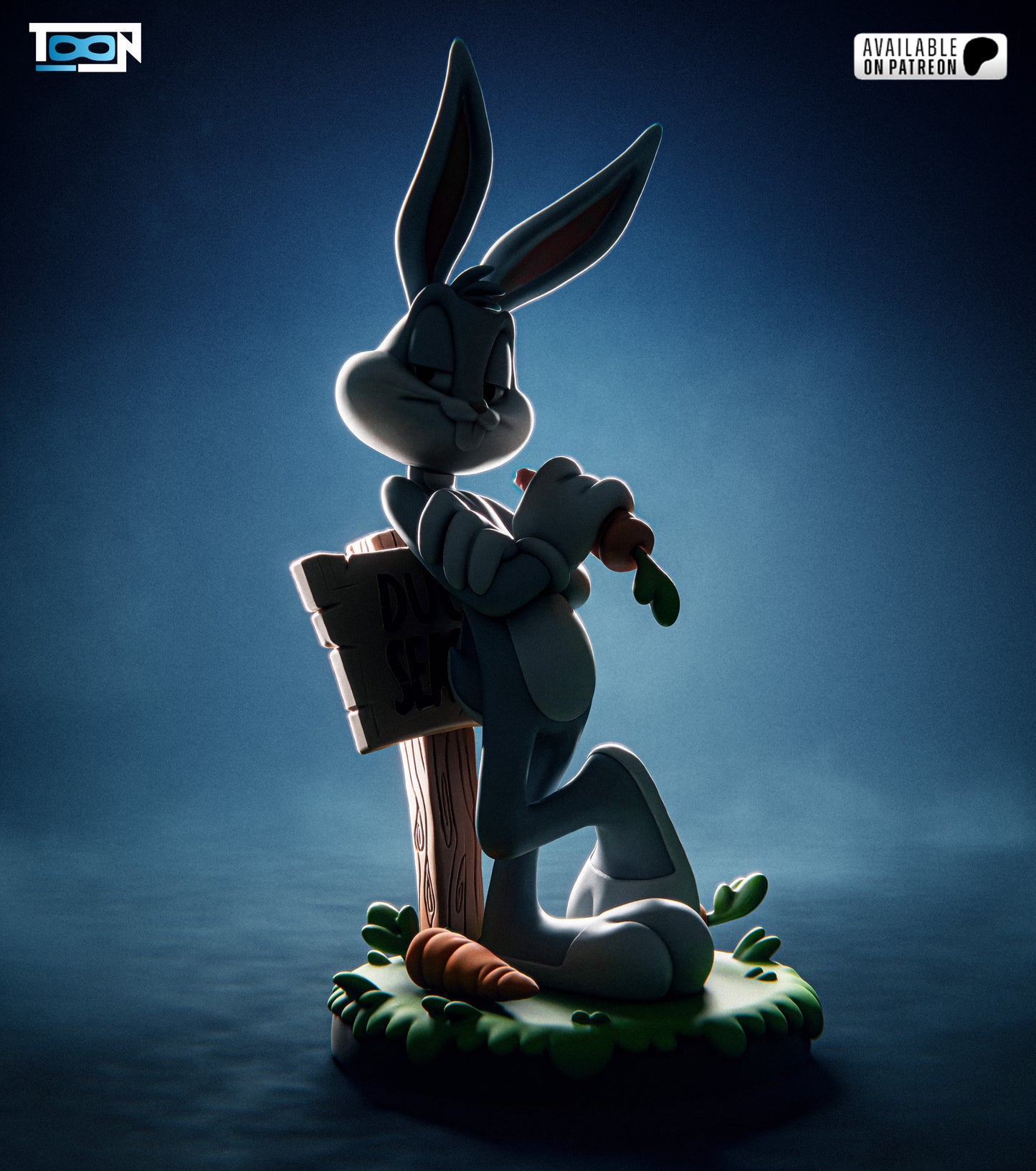 Bugs Bunny (Looney Tunes) - 3D Printed Model Kit 1:6 Scale