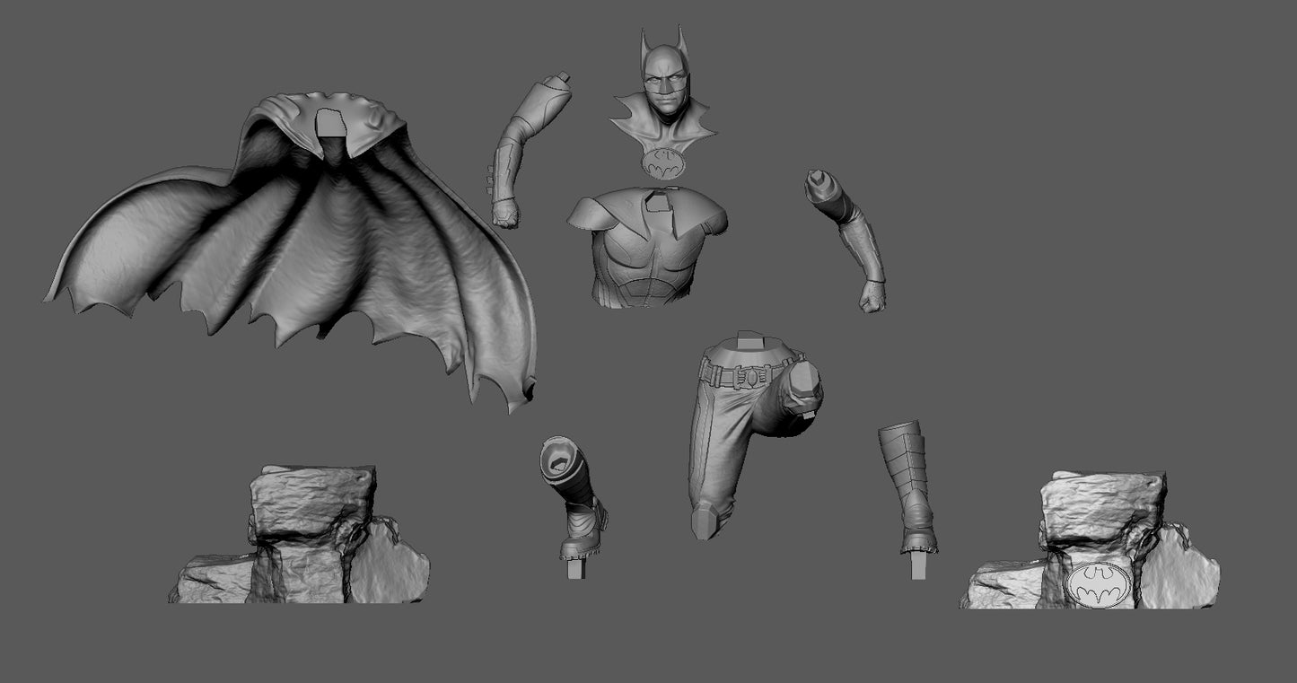 Batman 2003 - 3D Printed Statue - 10 Scale