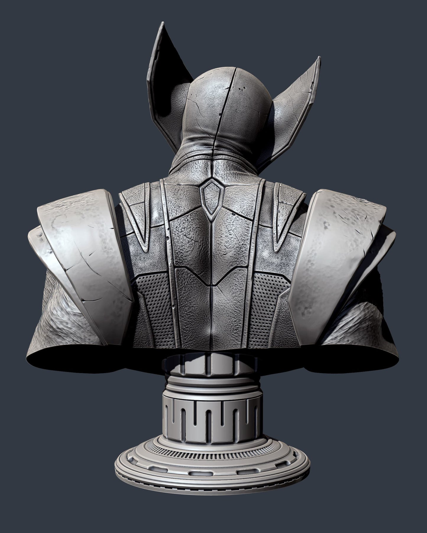 Wolverine (X-Men) Bust - 218mm to 109mm 3D Print (Fan Art)