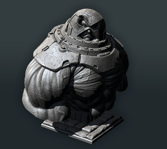 Juggernaut (Marvel) Bust - 94mm to 188mm 3D Print (Fan Art)