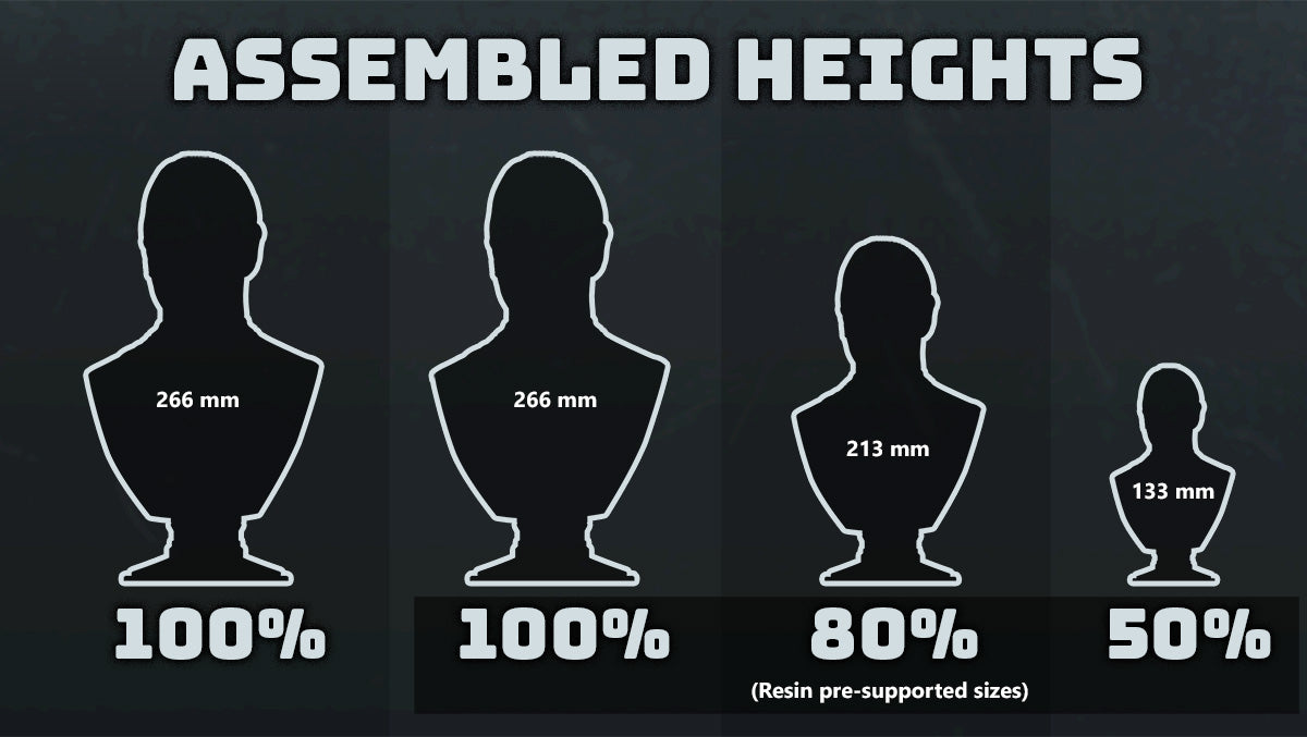 Spock (Star Trek) Bust - 133mm to 266mm 3D Print (Fan Art)