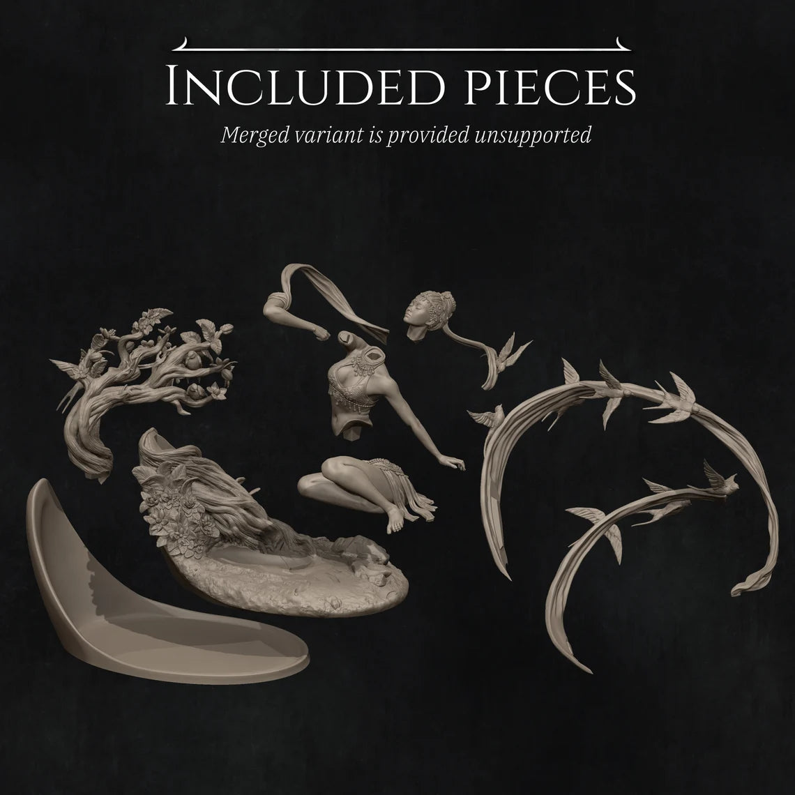 Four Season (Spring) Fan Art - 140mm scale - 3D Printed Model Kit