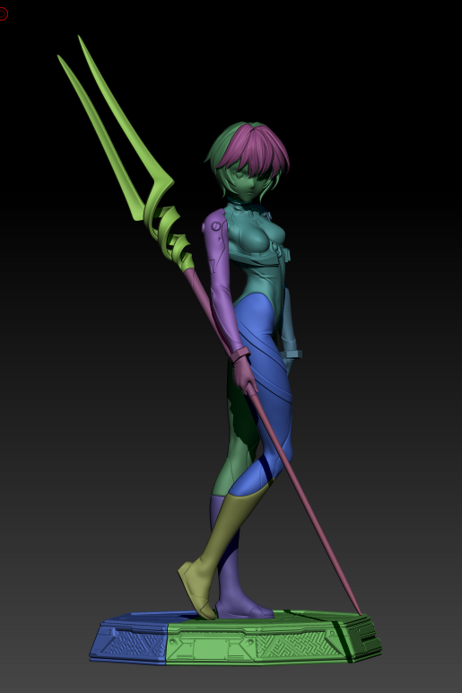 Rei Ayanami (Neon Genesis Evangelion) - Fan Art - 3D Print Model Kit - 1:6 Scale