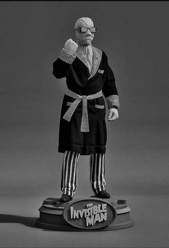 The Invisible Man- Classic Monsters 3d Print, Unpainted and Unassembled