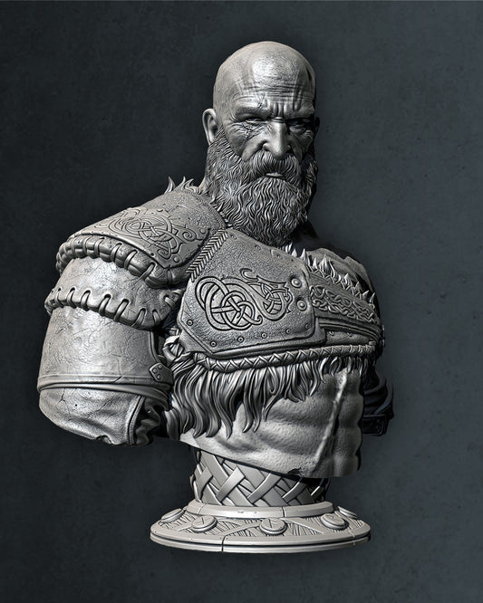 Krakos God of War Bust - Small and Medium 108 -197mm - Unpainted