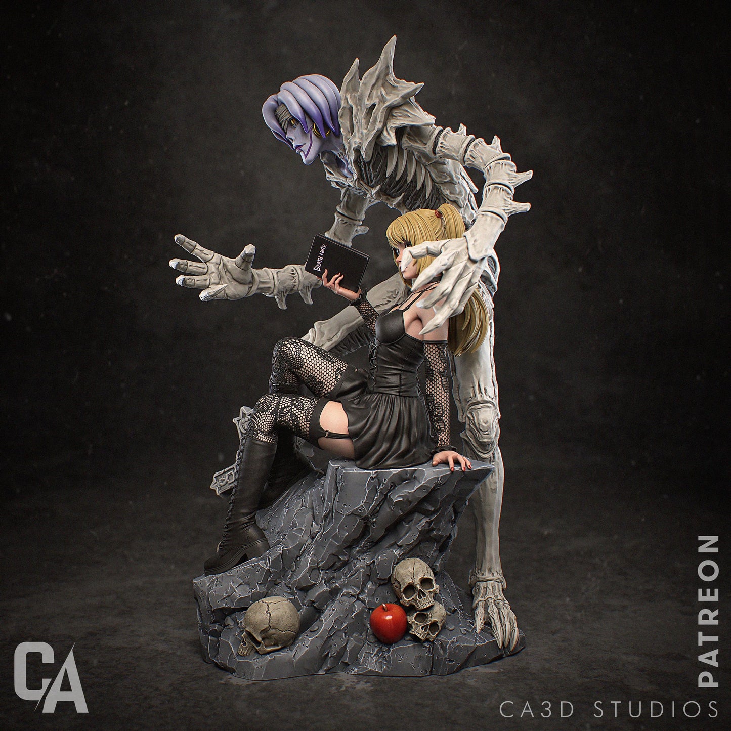 Misa Amane Death Note model - unpainted unassembled