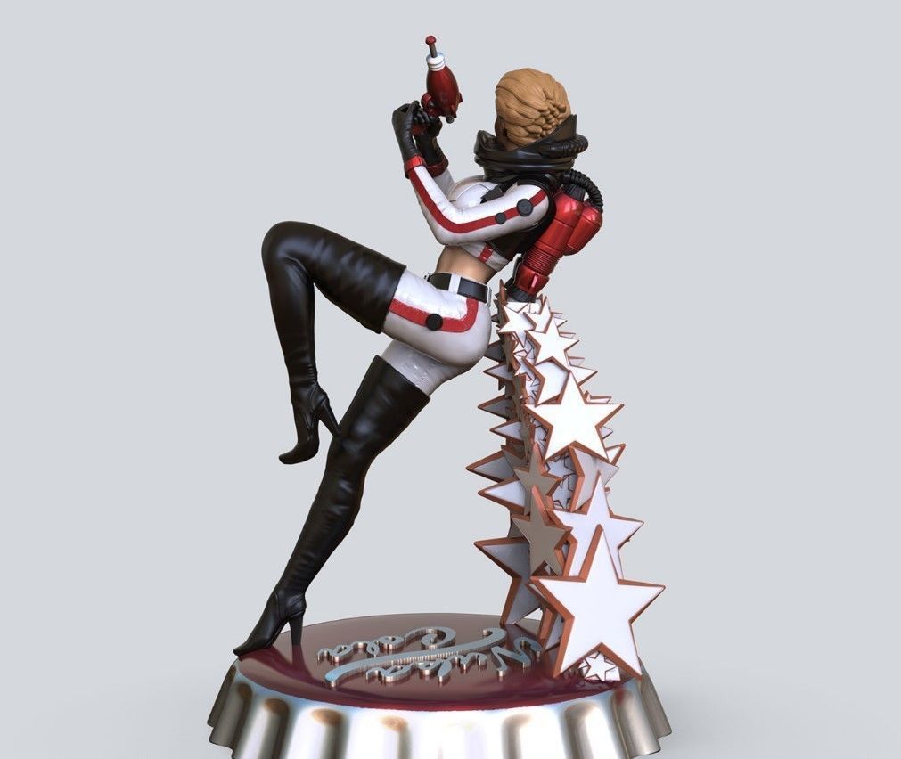 Nuka Girl (Fallout - Nuka Cola) - 3D Print - Fan Art - 130mm SFW/NSFW