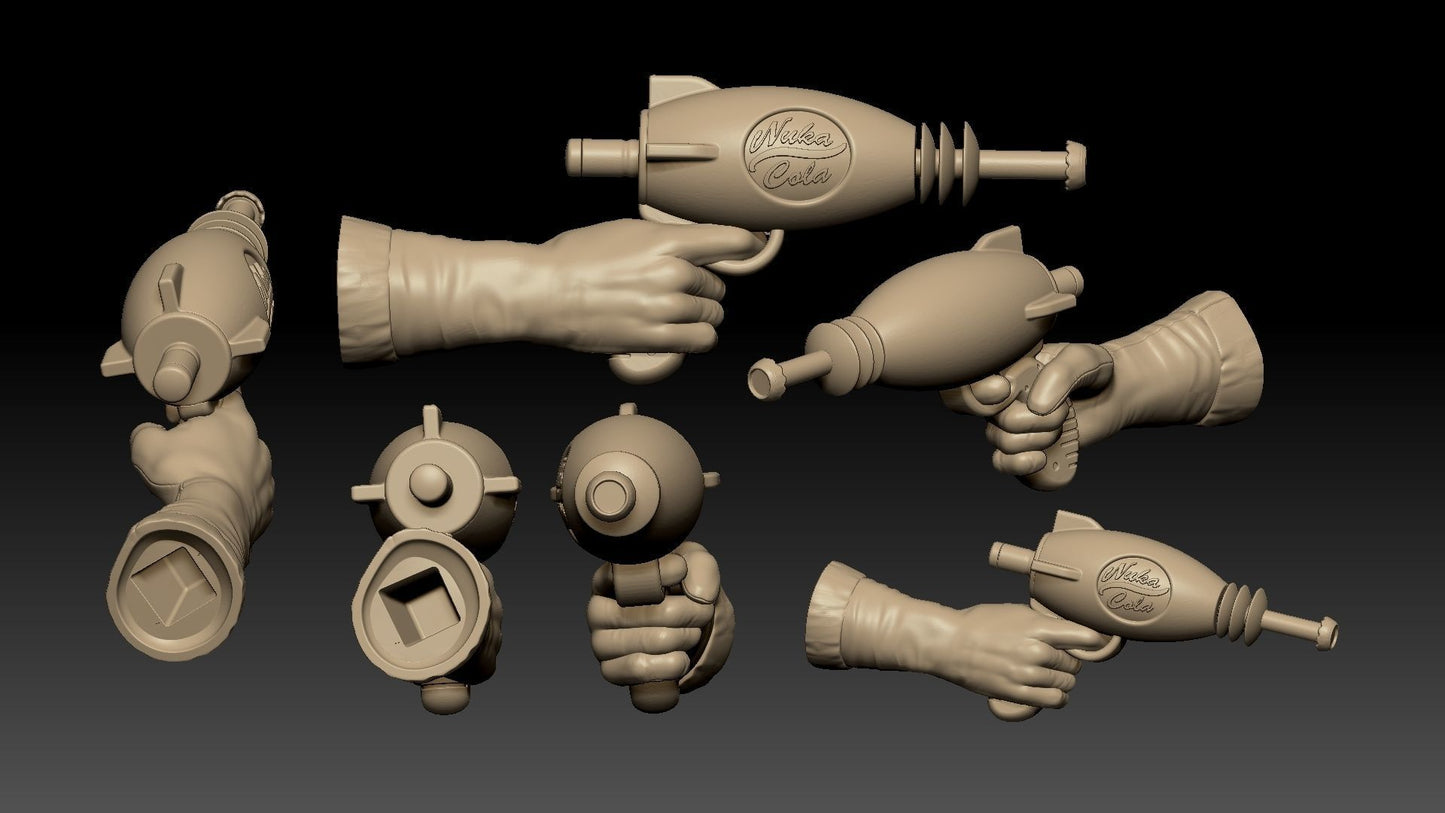 Nuka Girl (Fallout - Nuka Cola) - 3D Print - Fan Art - 130mm SFW/NSFW