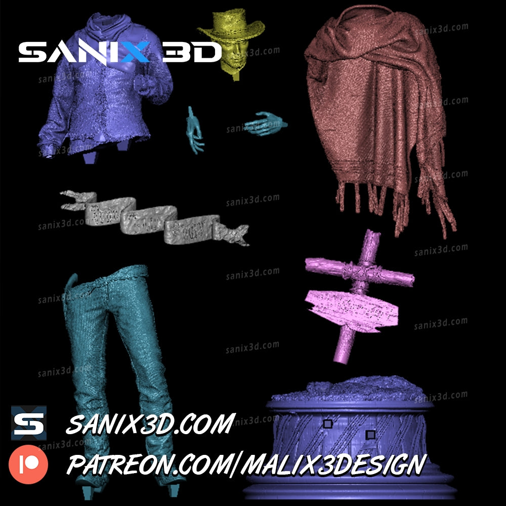 Clint Eastwood (Good, Bad and Ugly) - Fan Art - 3D Print