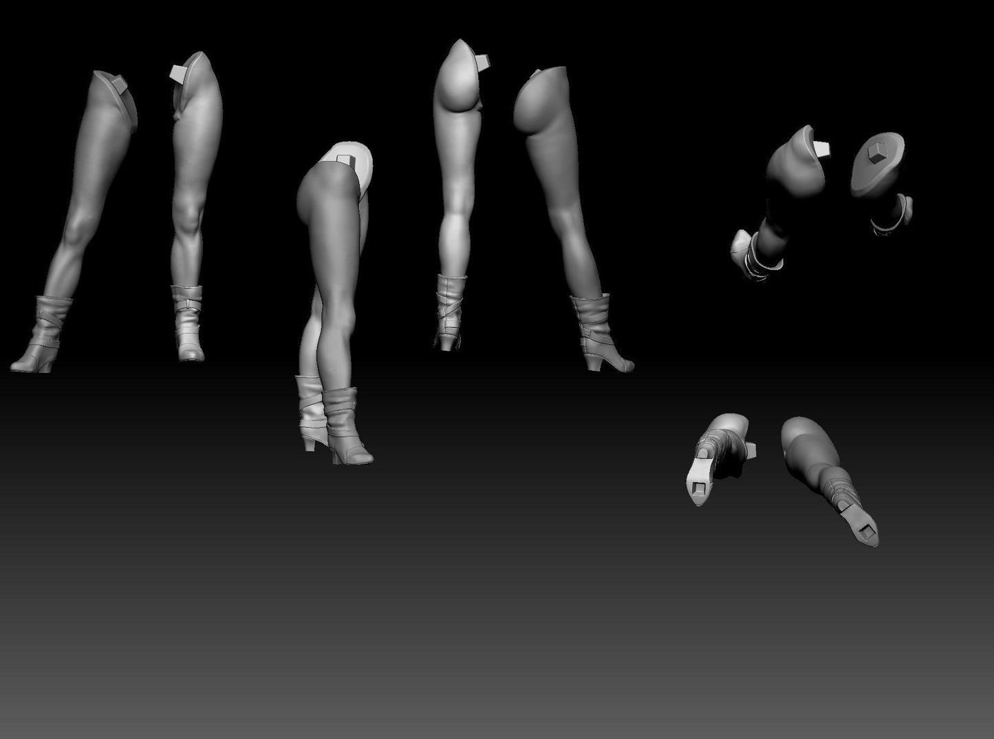 Phantom Lady (DC) - 3D Print - Fan Art - 75mm and 180mm NSFW