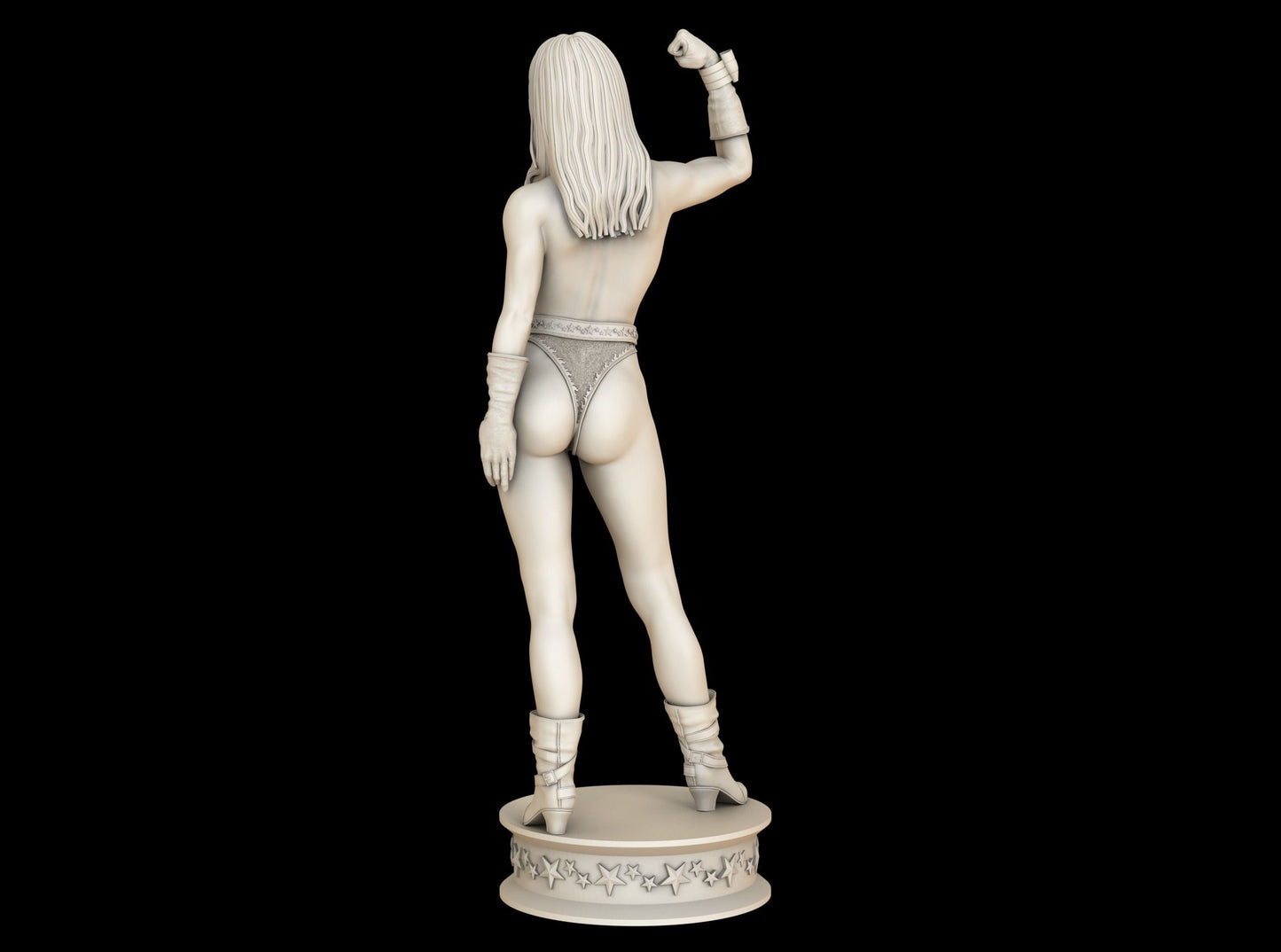 Phantom Lady (DC) - 3D Print - Fan Art - 75mm and 180mm