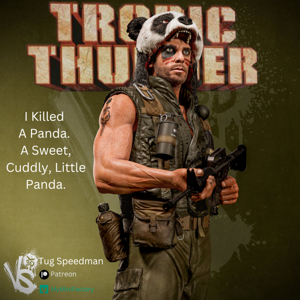 Tug Speedman (Tropic Thunder) - Unpainted and Unassembled 3D Print Kit
