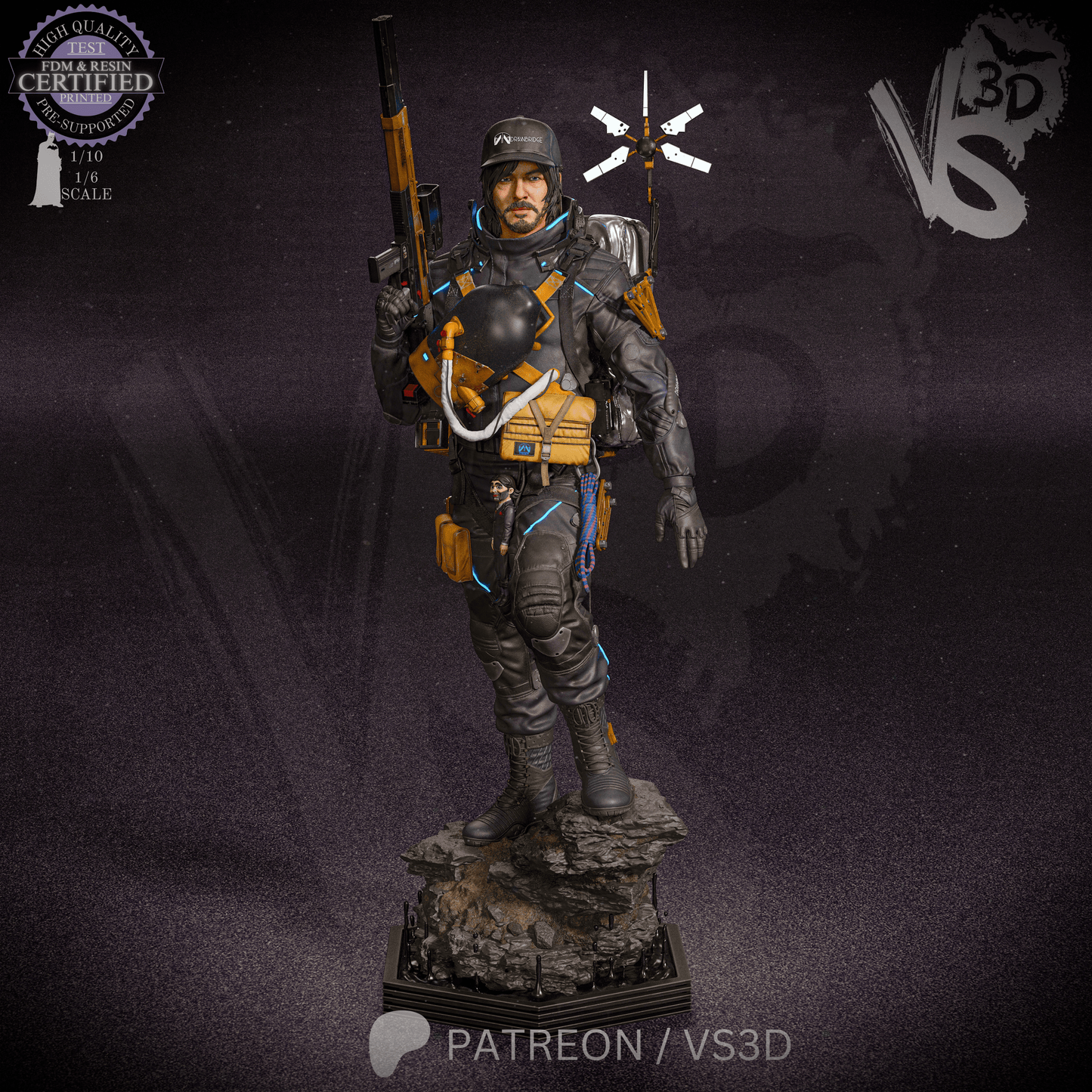 Sam Porter Bridges (Death Stranding) - Fan Art - 3D Print Kit