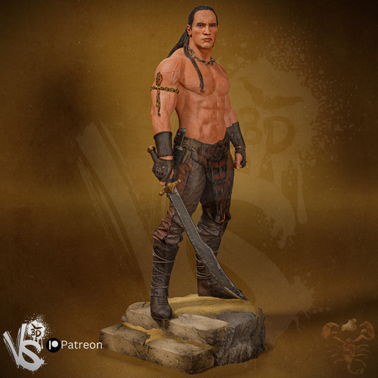 Scorpion King - Fan Art - 3D Print Kit - 1:10 (Bonus)