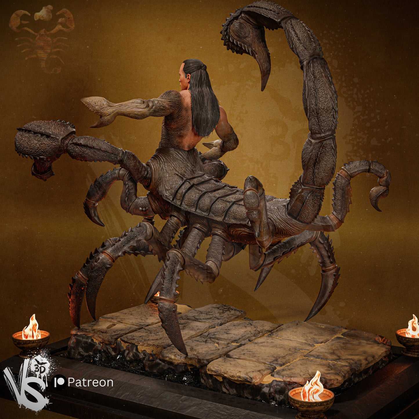 Scorpion King - Fan Art - 3D Print Kit - 1:10
