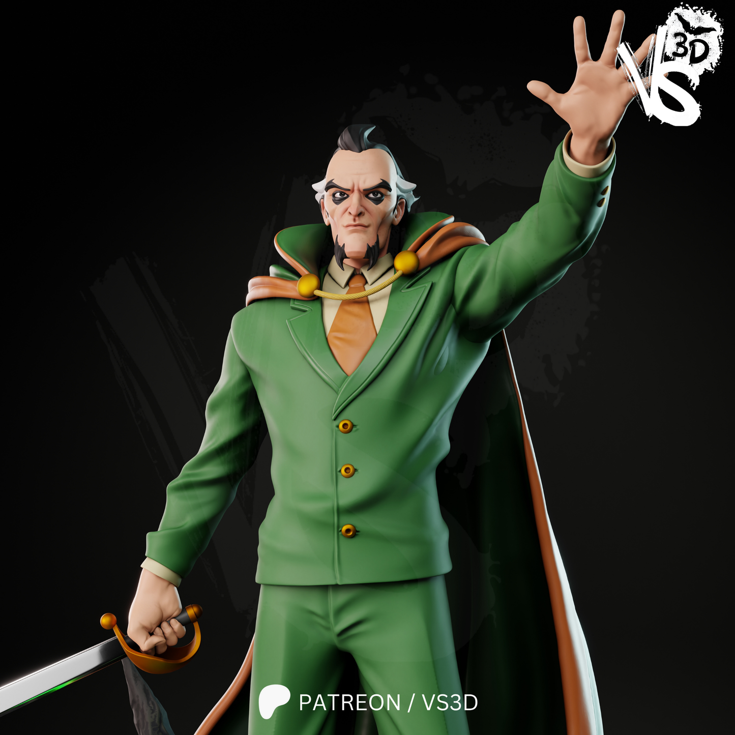 Ra's al Ghul (Batman) - Fan Art - 3D Print Kit