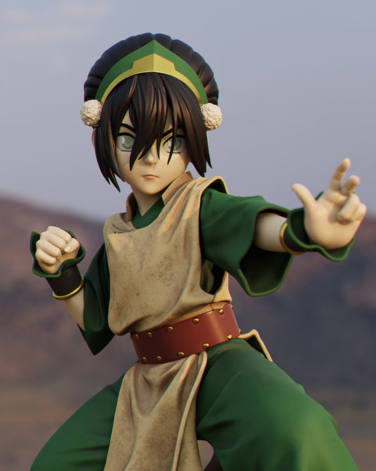 Toph (Avatar) - Fan Art - 3D Print Model Kit - 1:6 Scale