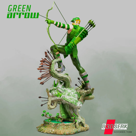 Green Arrow - 3d Printed Model Kit - Fan Art (B3dserk)