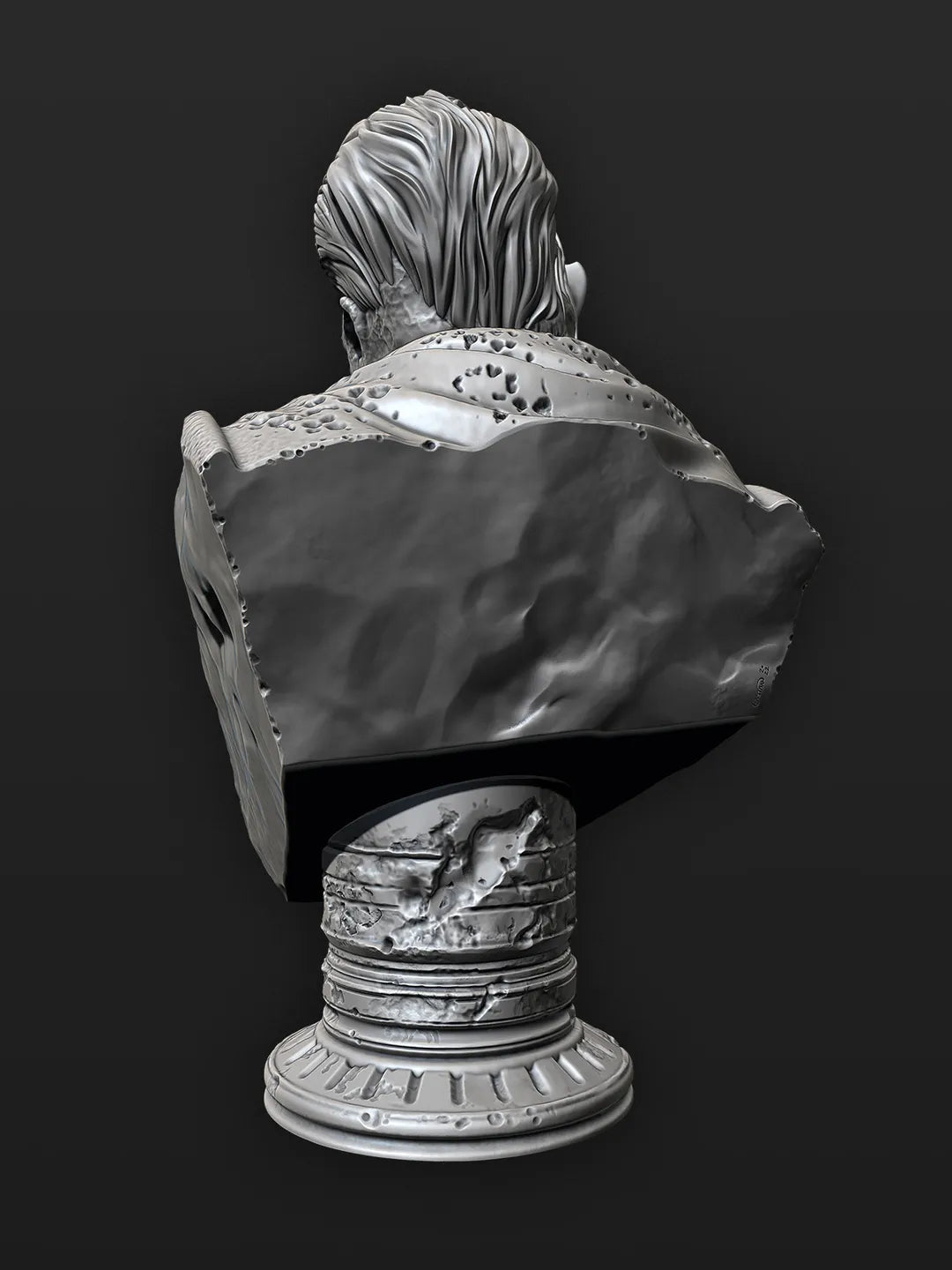 Zombie Superman Bust - 3D Printed Model Kit