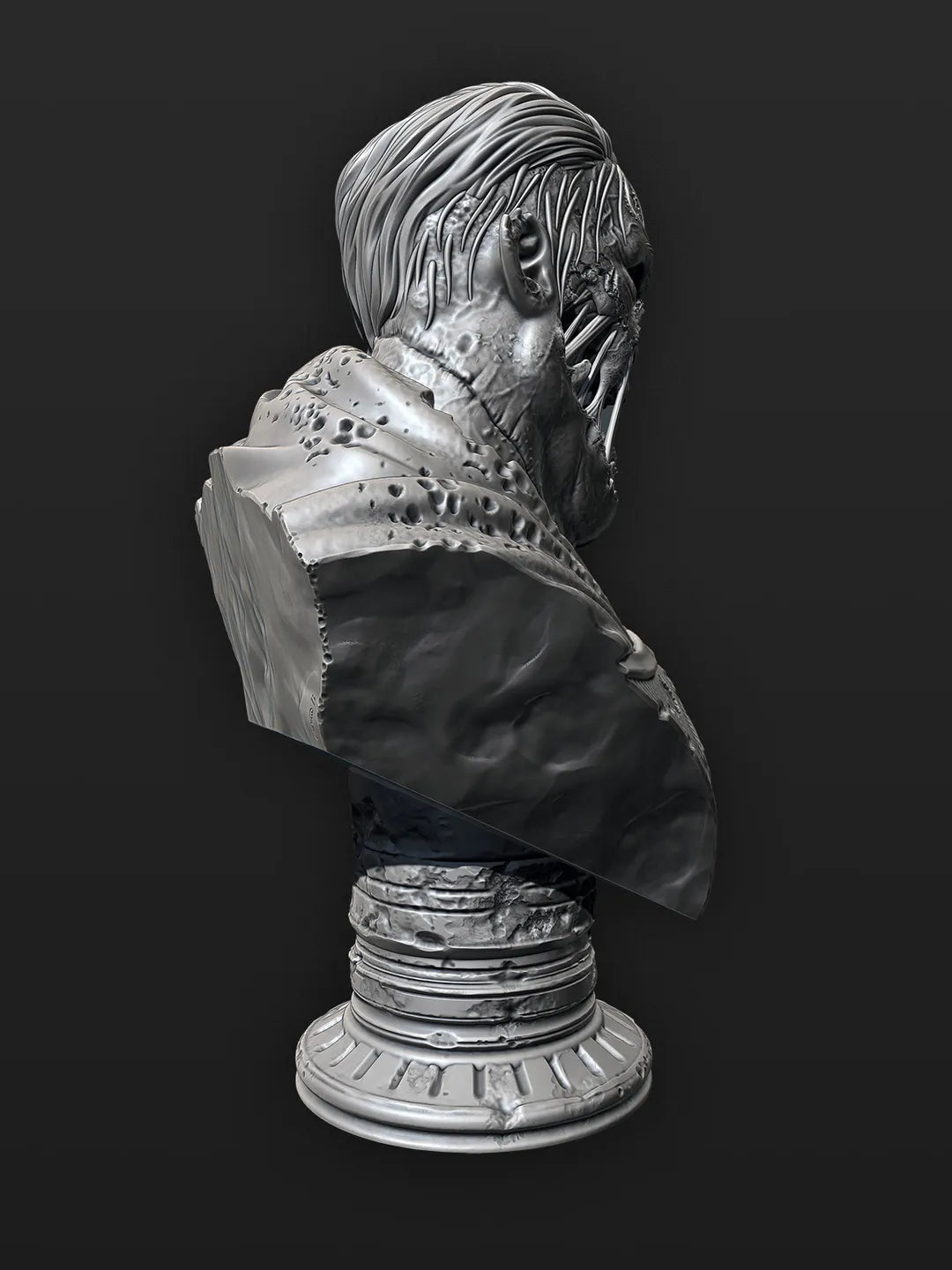 Zombie Superman Bust - 3D Printed Model Kit