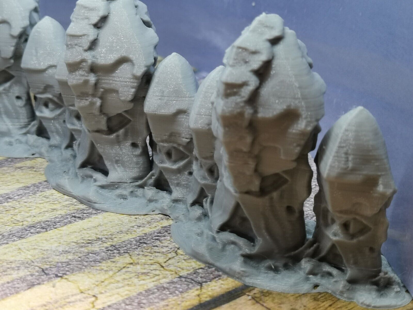 Alien Wall Terrain Scenery 28mm -Tabletop Gaming etc PLA 3D Printed