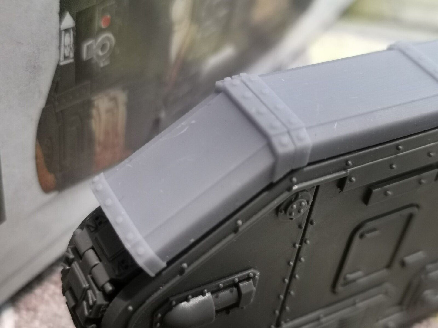 28mm Track Guards Set Compatible WH Leman Russ Tank - 10 pack - Without Lights