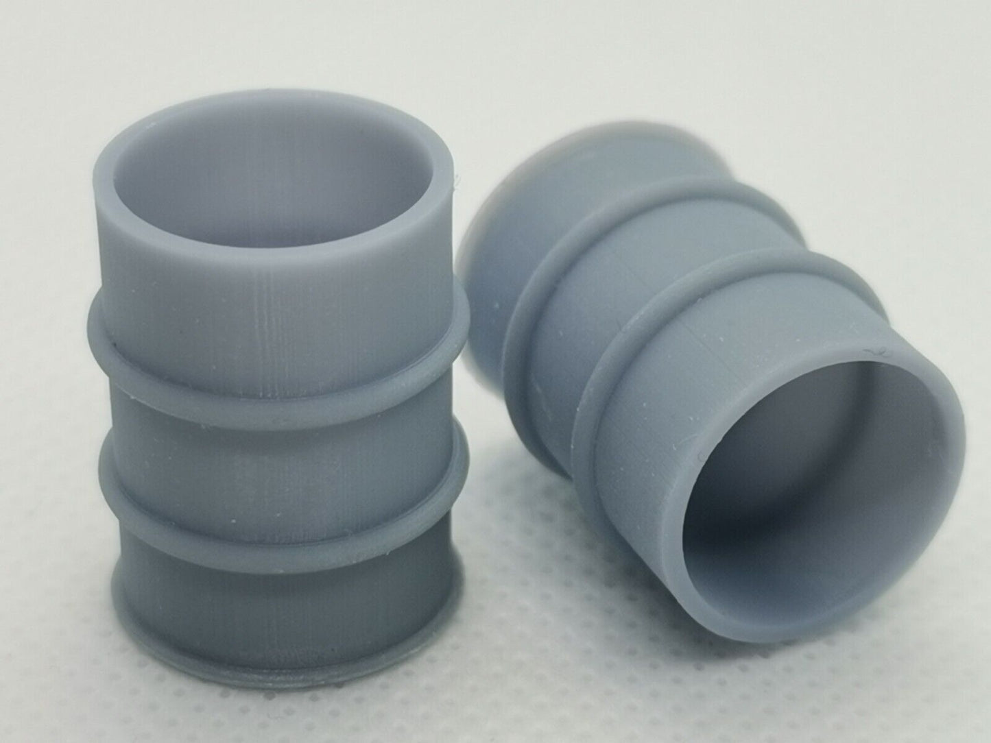 6 x Oil Drums - Terrain / 28mm etc. (Open) - wargames table top gaming