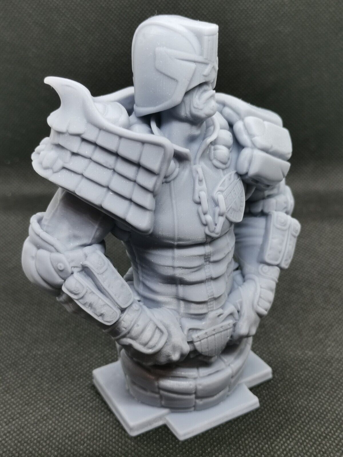 Judge Dredd Fan Art Bust 5" (125mm) 3D Resin Printed - High Quality