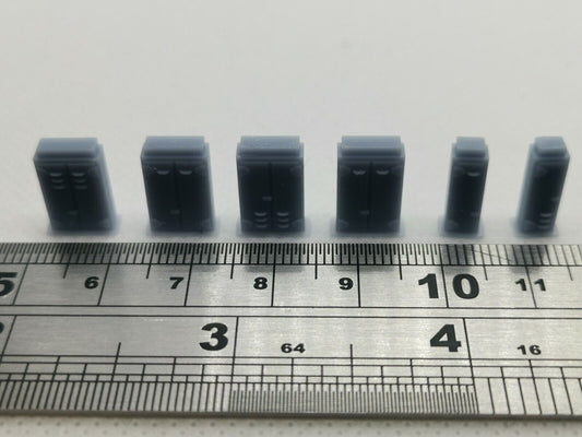 24 x Lineside Relay Box Set 'OO' Gauge - ready to paint - no sanding required