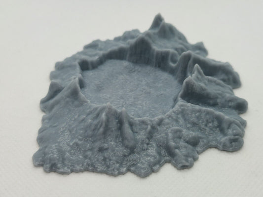 1 x Crater Lake - for terrain tabletop Miniatures games 28mm etc