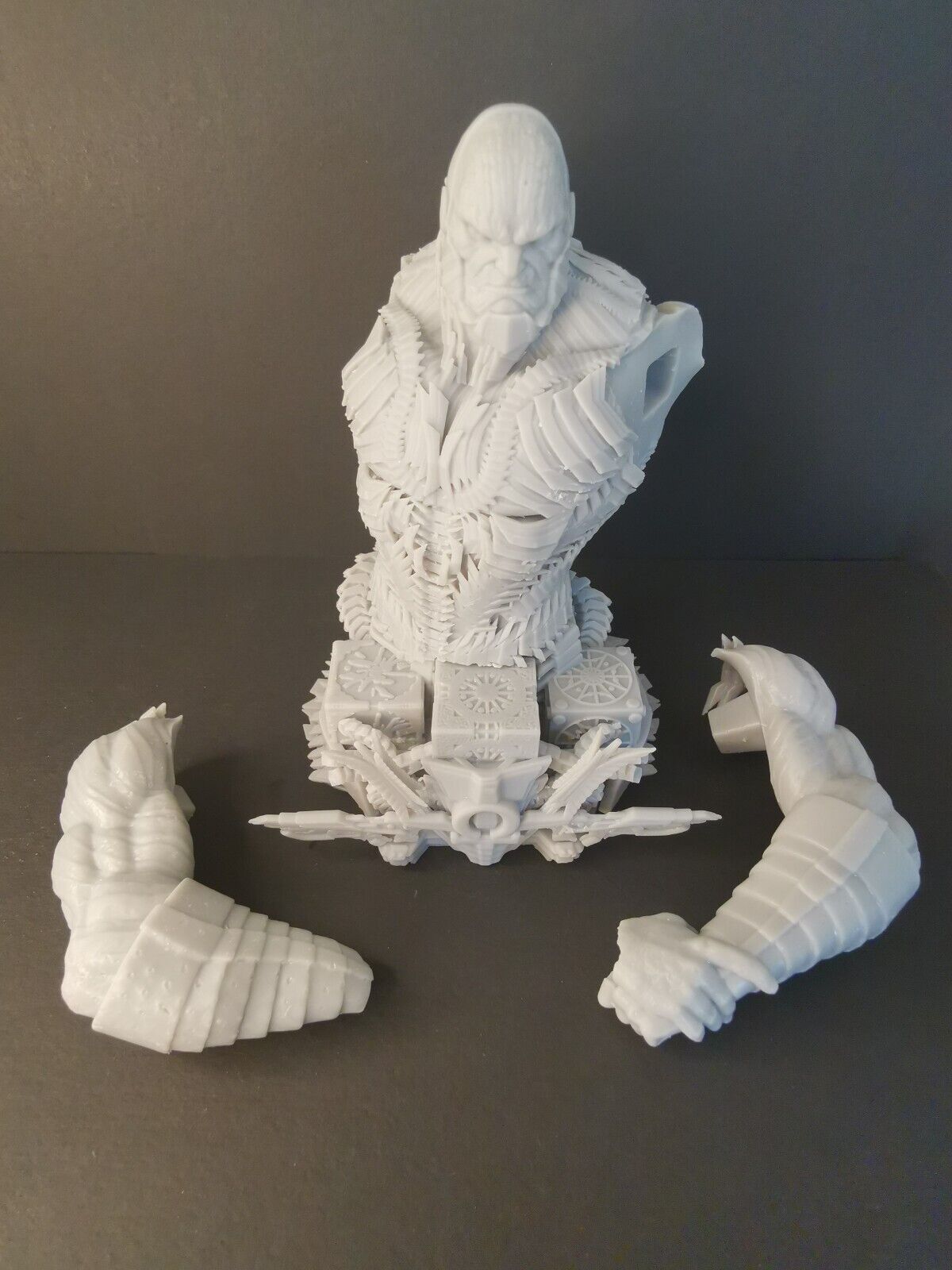 3D printed Darkseid Bust - 100mm to 240mm (1/4 Scale) Fan Art