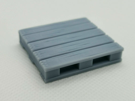 6 x Wooden Pallets for 28mm Terrain war games, railway table top gaming