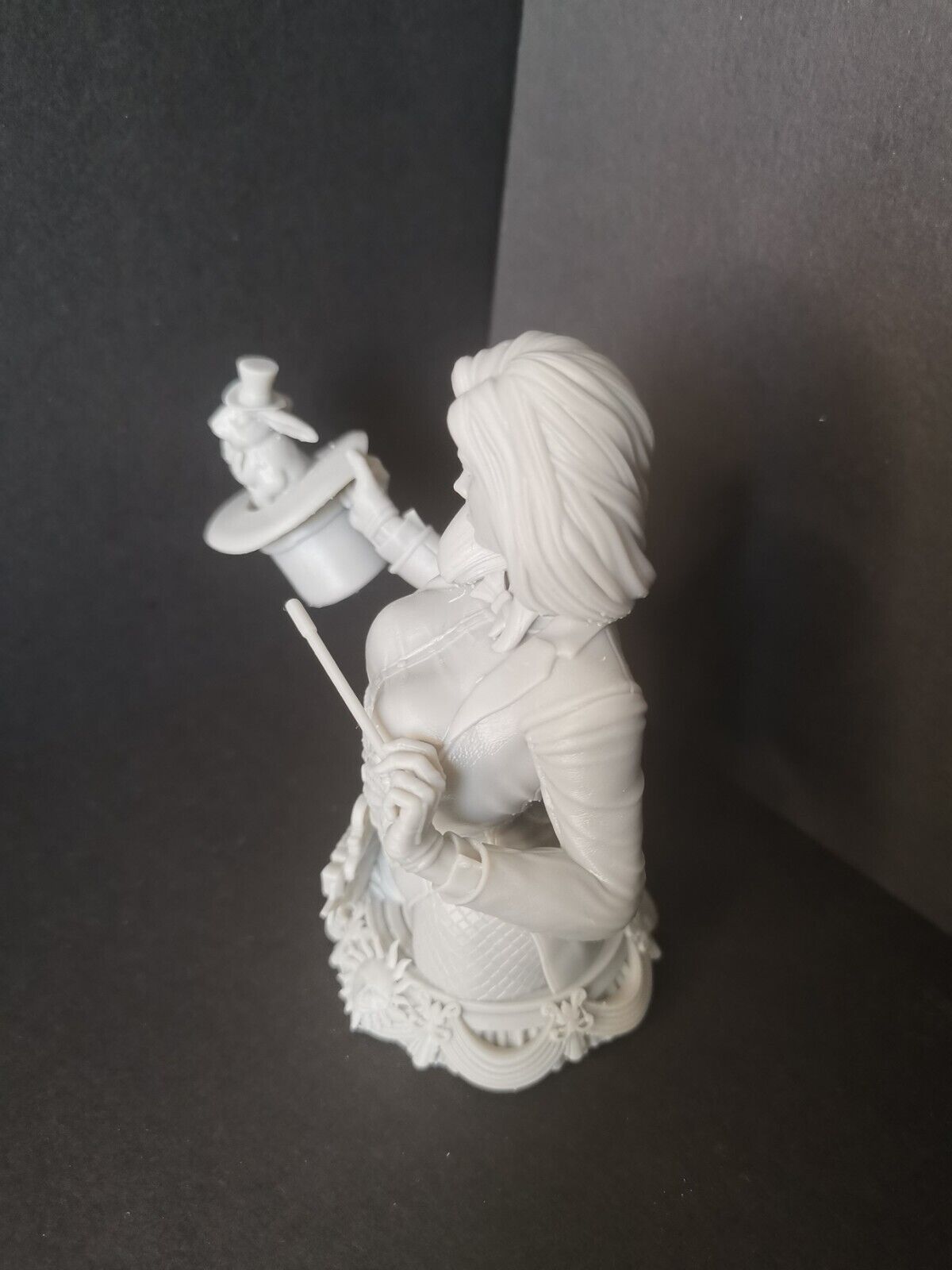 Zatanna (DC) Bust Fan Art - 3D Printed - 1/4 to 1/10 Scale