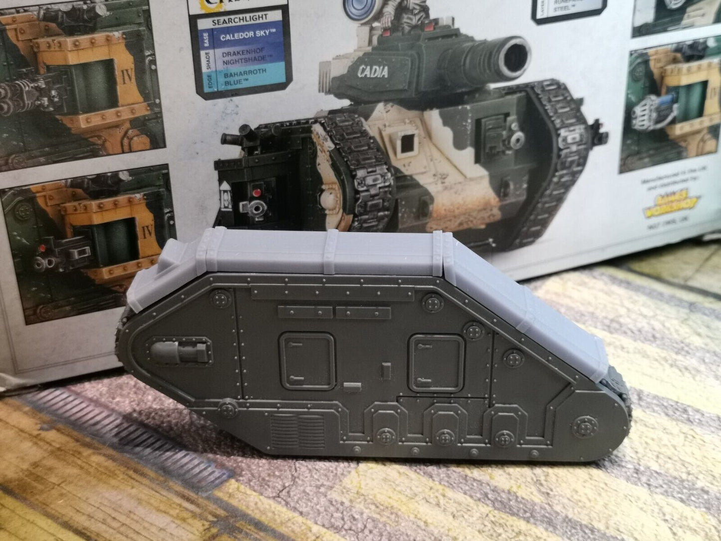 Resin 28mm Track Guards Set Compatible WH Leman Russ Tank