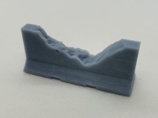 8 x Concrete Jersey Barriers - Compatible with Wargames /table top Scenery etc