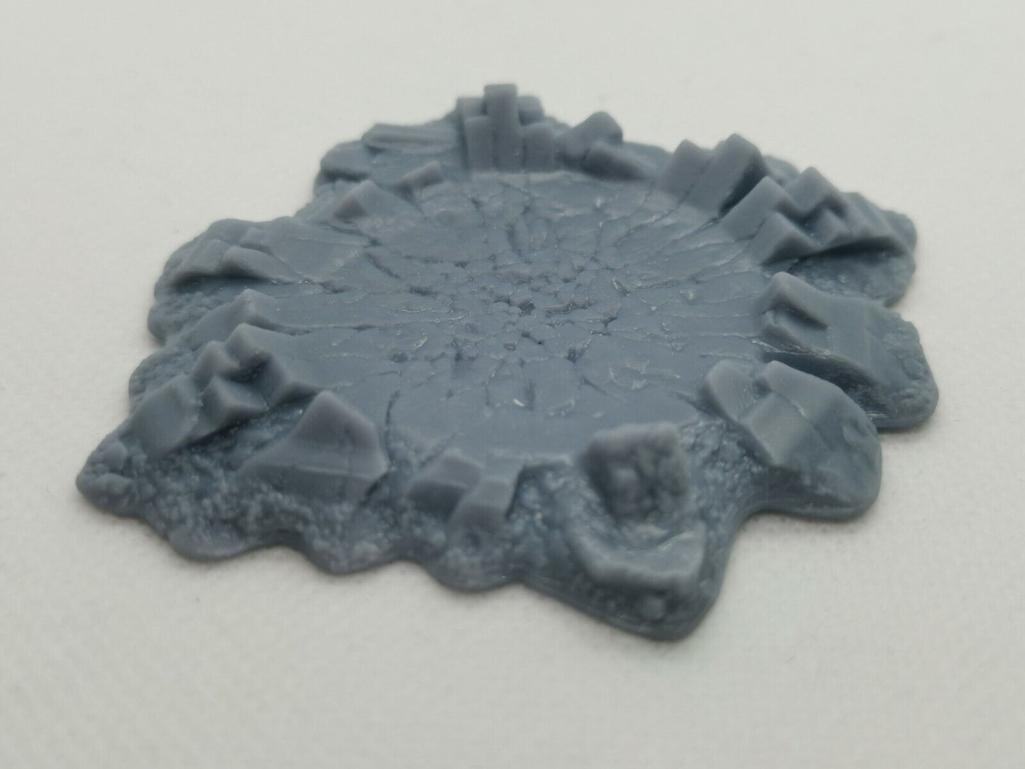 Small blast crater terrain scenery tabletop Miniatures games (x3)