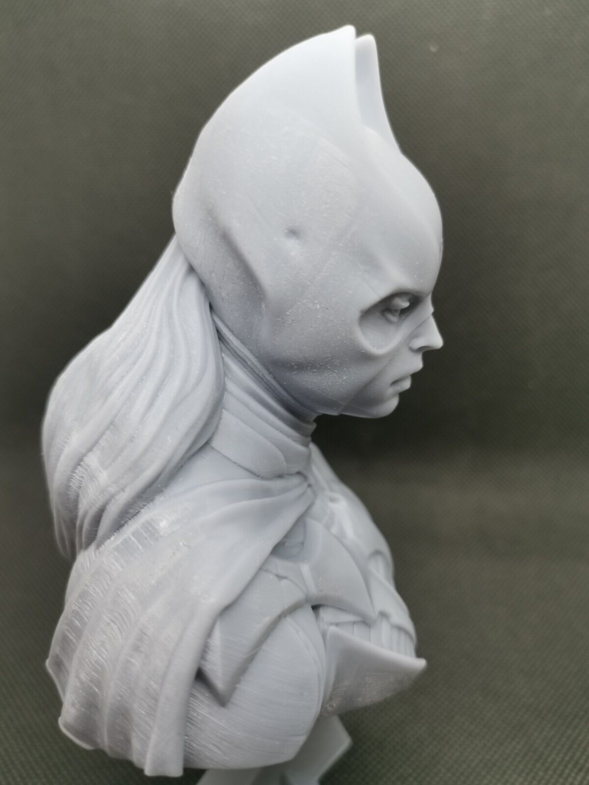 Batgirl - 3D Printed bust - 4" to 8" high quality resin print