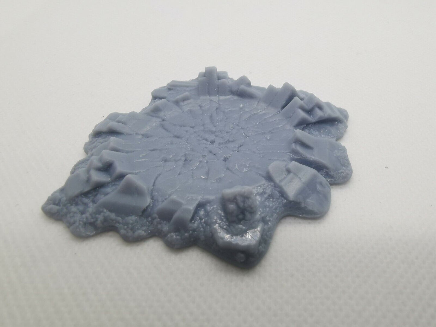 Small blast crater terrain scenery tabletop Miniatures games (x3)