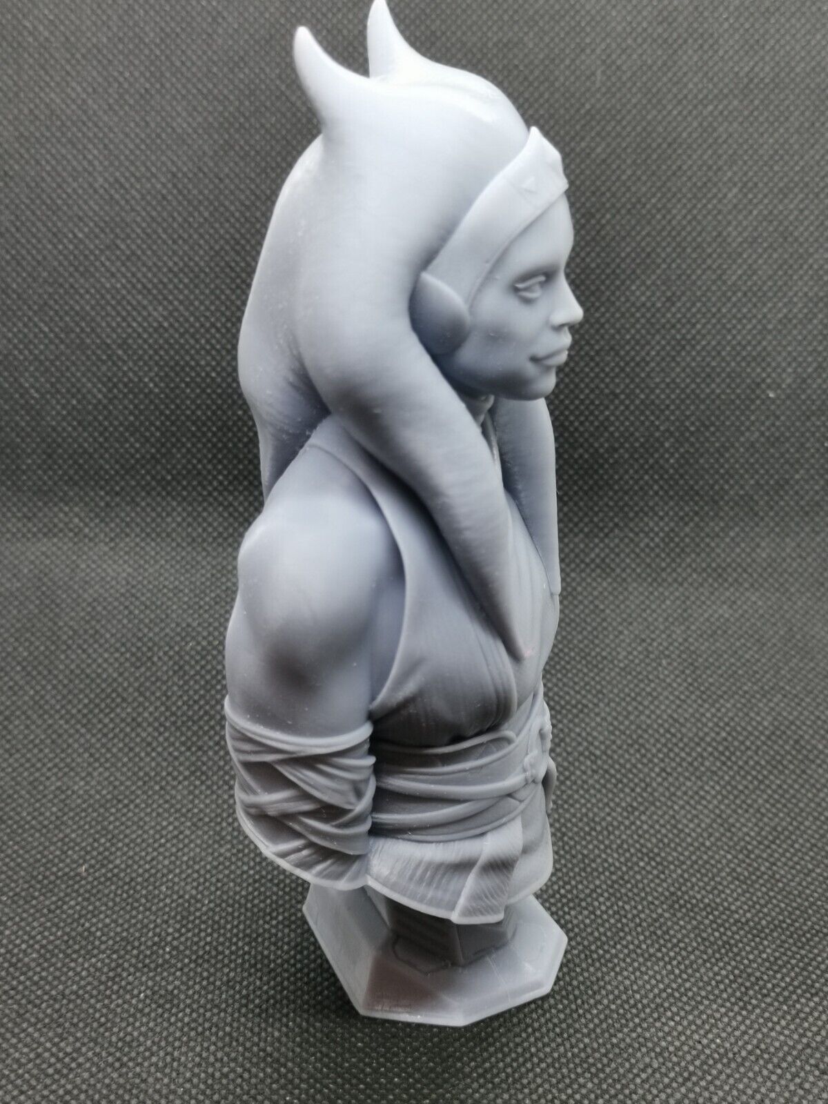 Asoka Tano (Star Wars Rebellion) Bust Fan Art Resin Printed Unpainted 4" to 8"