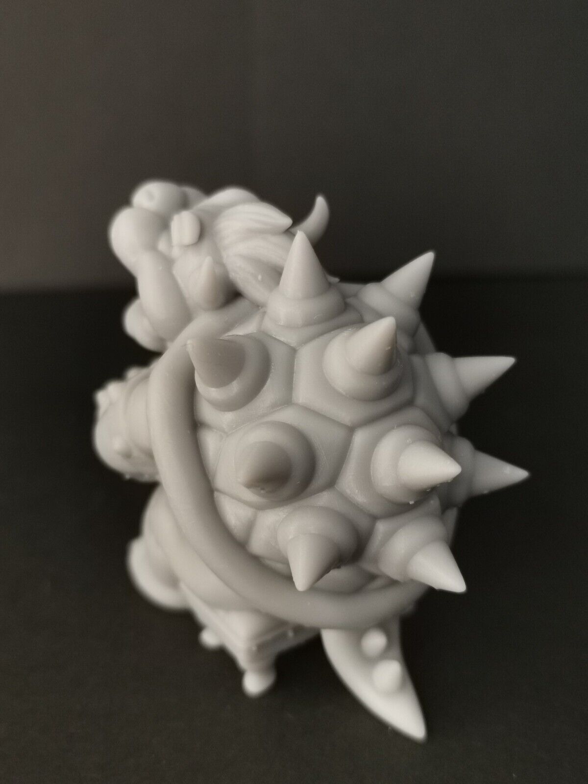 Bowser Peaches Piano Fan Art Miniature Figure 3D Resin Print - Hight Quality