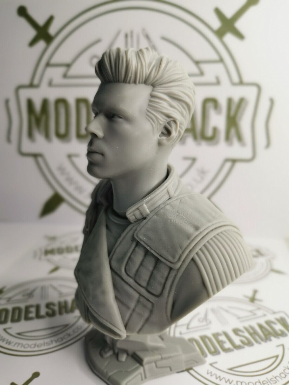 Cal Kestis (Star Wars) Bust - 3D Printed Fan Art - 144mm - 224mm