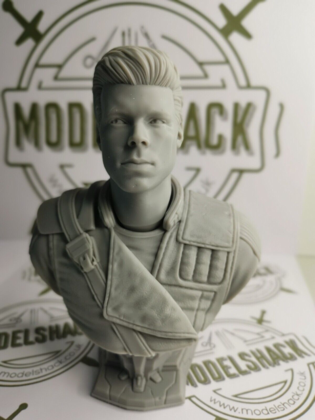 Cal Kestis (Star Wars) Bust - 3D Printed Fan Art - 144mm - 224mm