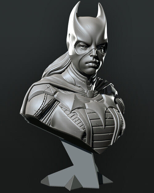Batgirl - 3D Printed bust - 4" to 8" high quality resin print