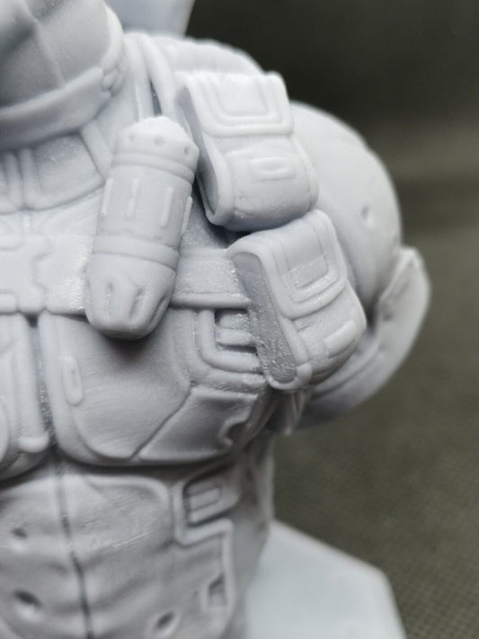 Deadpool Bust Hollow Model Printed Marvel 5" (125mm) Figure Ready To Paint