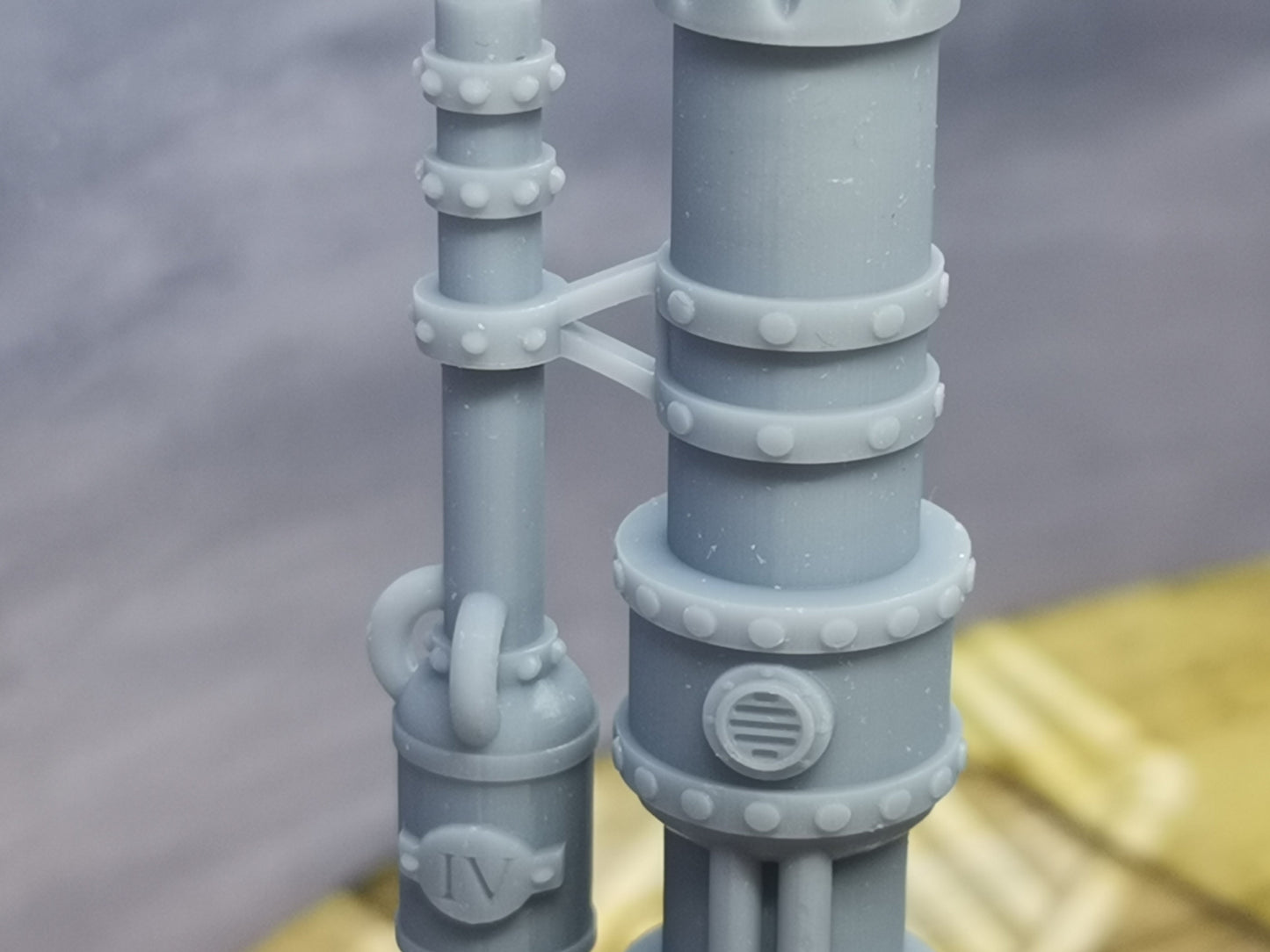 3x Alchomite Towers Chimneys 28mm - High Quality Resin