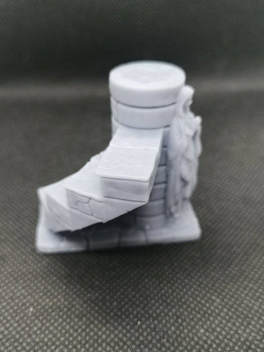 Crypt Stairs 28mm for table top game scatter terrain D&D etc - Very High Quality