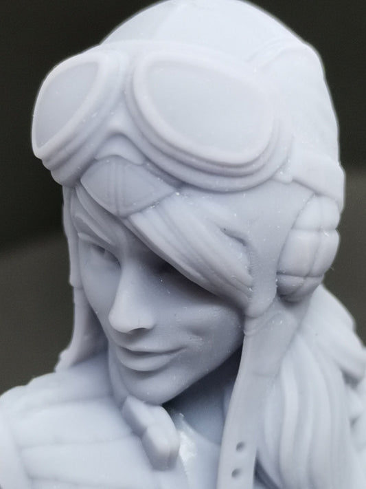 Doctor Aphra Bust Fan Art Resin Printed Unpainted 4" - 7"